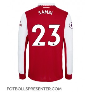 Arsenal Albert Sambi Lokonga #23 Hemma Matchtröja 2022-23 Långärmad